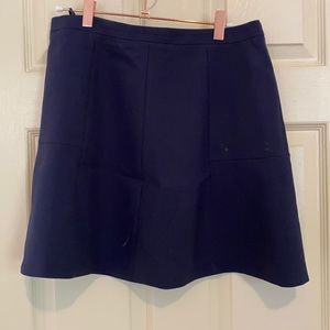 Navy blue J Crew Factory Skirt